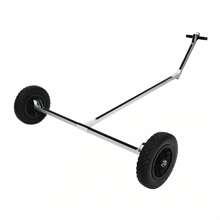 kangten Launching Trolley Boat Cart Hand Trailer Foldable Aluminum Alloy Ø 370 Mm - Silver&Black - View 9