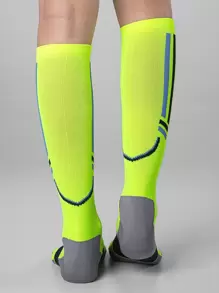 Kit 2 Pares Meia Feminina Poliamida Ciclismo Corrida Performance Treino Esportiva Compressão