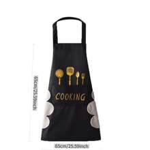 New Waterproof And Oil-Resistant Apron For Men And Women, Kitchen Cooking Home Use Anti-Stain