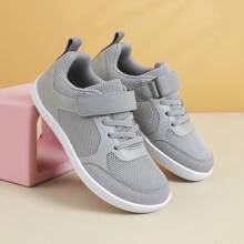 Tenis casuales ligeros y versátiles con para niños, zapatos para la escuela y el campus, para primavera/verano - Gris - Ver 1