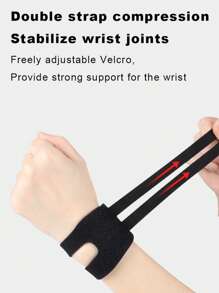 1pc Sports Wrist Wrap, Compression Stability Brace, Volleyball/Basketball Adjustable Comfortable Wrist Support Strap, Provides Extra Wrist Support - Multicolor - View 8