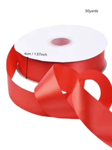 Ruy băng satin họa tiết hoa hồng, 4cm x 50 yard/cuộn, ruy băng dệt không phai màu, thích hợp để làm hoa hồng ngày Valentine, đám cưới, tiệc tùng, phụ kiện tóc, nơ, trang trí đám cưới, thiệp mời, trang trí sinh nhật, đồ thủ công DIY, các dự án may vá. - Nhiều màu - Xem 15