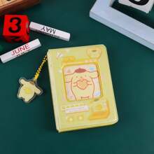 Sanrio 40 Sheets/Book (With Pendant) Sanrio Ins Cute Pompompurin & Kuromi 1-Grid Photo Album, High Quality Idol Photo Collection Book, 3 Inch For,Back To School,School Supplies