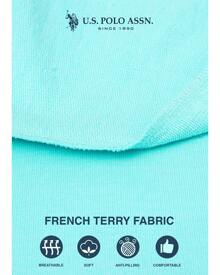 U.S. Polo Assn. Essentials Pink Sweatpants With Pockets, Comfy, Breathable French Terry Women Joggers, Perfect Blend Of Comfort And Sporty Style - Cây thạch nam bạc hà - Xem 5