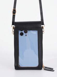 1 Piece 斜挎包 触屏钱包 女士钱包 长款钱包 拉链钱包 手机钱包 旅行钱包 多层带卡槽 可装信用卡/身份证/钱/现金/护照 多功能 带腕带 旅行商务通勤 经典简约休闲 仅限女性 新手和白领 大容量 多功能实用 - 彩色 - 查看 5