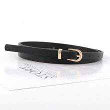 Vintage Solid Color Waist Belt For Women, Versatile Design To Match Dresses, Jeans, Lightweight Pants, Fashionable Ins Style