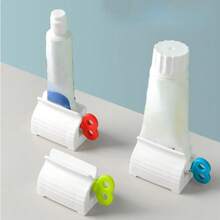 牙膏分配器挤压器浴室配件牙膏架收纳器染发剂化妆品创意挤压器无浪费