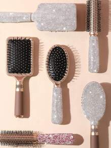 Luxury Rhinestone-Encrusted Women's Air Cushion Comb, Straight Hair Comb, Curling Iron, Curling Comb, Scalpager Comb, Lavish Rhinestone-Encrusted Long-Handled Air Cushion Comb, A Gentle Scalp Massager Comb Gifts Friends, Mother's Day Gifts, Birthday Gifts., Hair Brush, Comb, Hair Tools, Hair Products And Accessories For Barber Salon Beauty Travel Essentials,Back To School,Travel Holiday Essentials,Hair Accessories For Women,Brush,Hair Brushes,Edge Brush,Brush Hair,Hair Comb,Comb Hair,Detangling Brush,Ball Brush,Mini Hair Brush,Hair Brush Set,Wooden Comb,Hair Brush, Brush, Comb, Slick Back Brush, Hairbrush, Edge Brush, Brush Hair, Hair Comb, Hair Brush Set, Comb Hair, Mini Hair Brush, Detangling Brush, Hair Brushes,Hair, Accessories, Hair Products, Hair Tools, Hair Stuff, Hair Care, Curly Hair Brush, Barber, Barber Accessories, Hairdressing Equipment