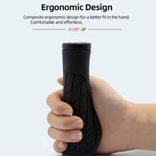 Ergonomic Bicycle Handlebar With Anti-Slip Shock Absorption Function, Rubber Bicycle Handlebar With Lock Design, Waterproof Cycling Accessories