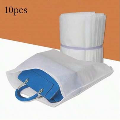 Handbag Protective Cover Dust Bag Drawstring Closure Non-Woven Storage Pouch 35g Soft & Bag Organizer Beach Vacation Camping