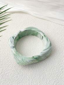 1pc Women's Minimalist Asymmetric Multicolor Semi-Transparent Bracelet, Fashionable & Versatile - Bracelet - View 33