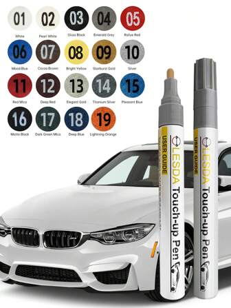 Touch-Up Pen For Cars, Suitable For General Color Cars,Two-In-One Scratch Remover For Minor Scratches, Special-Purpose Repair Paint Pen Universal Color Optional For Cars (1 Pack),Car Accessories