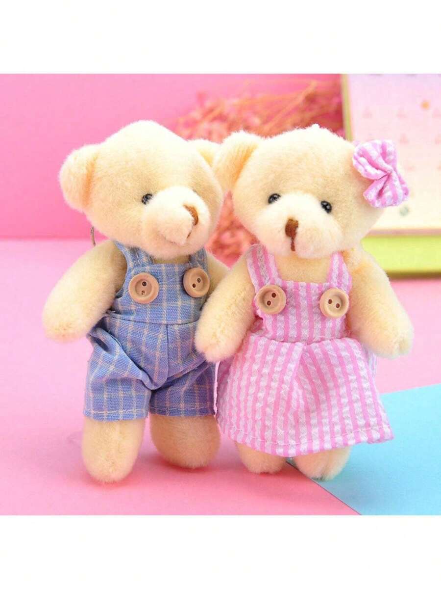 1pc Couple Teddy Bear Decorative Hanging Ornament
