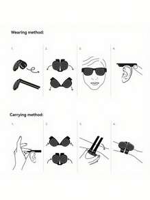 2025 Hot Selling Unisex High Quality Fashion Colorful Wristband Style Sports Eyeglasses, Flexible Wrist Folding Outdoor Sports Glasses For Summer Beach Vacation,Outdoor,Travel - Multicolor - View 8