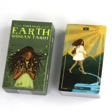 Erde Frau Tarot Deck 78 Stücke Tarot Karten, pflegen Sie Ihre Intuition und feiern Sie die Weisheit der Mutter Natur 10,3*6 cm