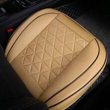 1PC PU Leather Front Car Seat Cover, Car Seat Bottom Cushion, Anti-Slip And Full Wrap Driver Car Seat Protector, Luxury Waterproof Bottom Auto Seat Cushion, Car Chair Pad Mat For Most Vehicles - one-size - View 16