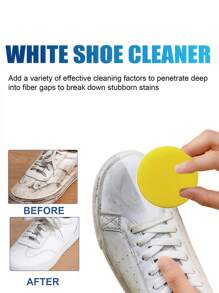 Nước vệ sinh giày trắng đa năng - Tẩy vết bẩn giày thể thao, giày vải, dung dịch làm sạch sáng bóng cho giày ố vàng - Nhiều màu - Xem 6