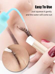 Winky Beauty 1pc 250ml Cleaning Bottle For Eyelash Extension Elbow Squeeze Dropper Lash Cleanser Bath With Curved Spout Bottles Primer Kettle Rinse Plastic Narrow Wash Cap Makeup Tools Pink White Blue Makeup Tools Wholesale