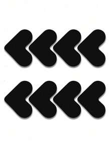 8pcs Carpet Tape, PU Washable Non-Slip And Reusable Carpet Grippers