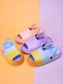 HOEASE Girls' Stylish Casual Garden Clogs, Summer EVA Soft Sole Comfortable Breathable Lightweight Beach Shoes, Slippers - Pink - View 8