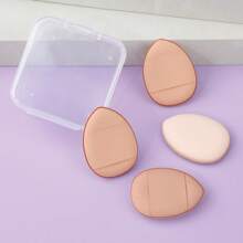 4pcs Thumb-Sized Mini Makeup Sponges, Dry & Wet Foundation Applicator, Finger Tip Powder Puff - Multicolor - View 11