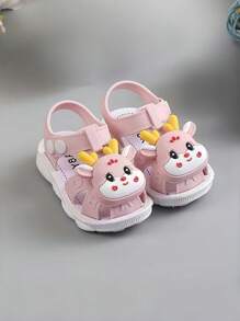 Children's Pearl Heart Sandals Roman Cross Girls 2025 Korean Style All-Matching Fashionable Western-Style Anti-Slip Soft-Sole Sandals