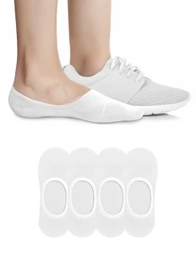 1/4/6/12 Pairs Thin Non-Slip Breathable Moisture-Wicking Low Cut Invisible Socks - Multicolor - View 18