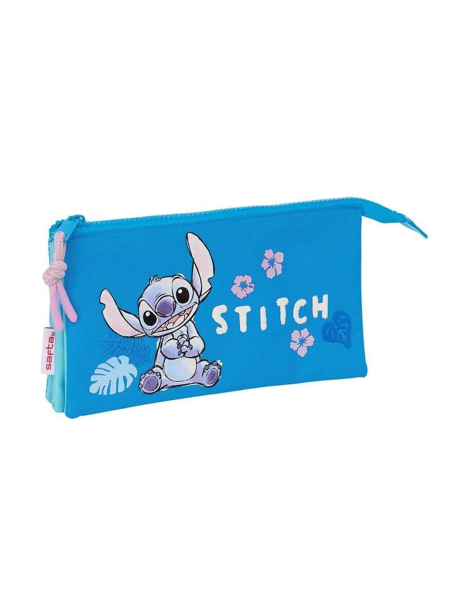 Safta Piórnik potrójny Hawaii Stitch Disney