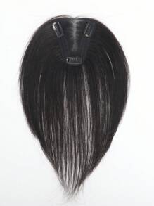 女士真人发饰 真人发 360° 全顶覆盖 女士稀疏真人发饰 9x10cm 女士发饰 - SNatural - 查看 4