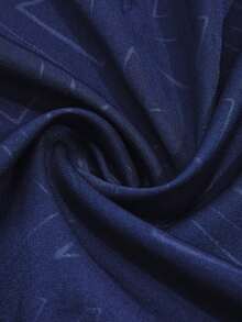 Men's New Arrival Business Geometric Patterned Slim-Fit Dress Shirt, Business Casual Shirt, Ideal For Workplace, Fall