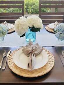 12pcs/Set Rabbit Napkin Rings - A Set Of 12 Easter Napkin Rings, Rabbit Shaped Napkin Rings, Cute Wooden Easter Table Decor, Happy Easter - Multicolor - View 8