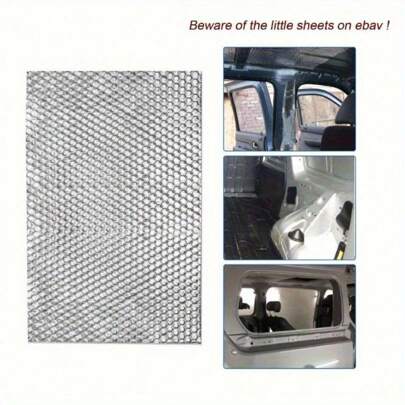 Youyijia 30/50 Sheets Silver Insulation Protective Acoustic Foam Shock Absorbers Soundproofing Mats