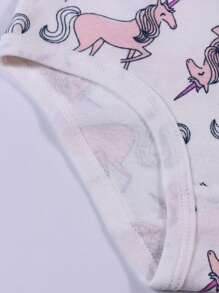 6 Pieces Young Girls Soft Underwear Toddler Briefs Soft Undies