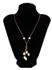 1 pieza Collar de estilo bohemio de mujer con perlas falsas, adecuado para uso diario, viajes a la playa, festivales y como regalo de cumpleaños