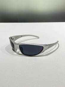 Óculos de Moda Retrô Y2K Cool Girl para Homens e Mulheres, Óculos Oversized de Moda de Rua Europeia e Americana Hip-Hop, Óculos de Estilo Punk Funcional para Verão, Praia, Viagens, Uso Externo
