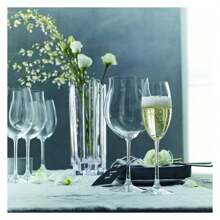 16 Oz Wine Glasses Set Of 4 - Crystal Stemmed Glasses, Break-Resistant -Shaped Stemware For Chardonnay, Sauvignon Blanc, Riesling, Dishwasher Safe