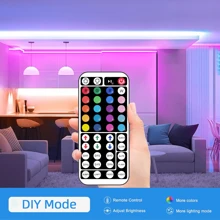 NBBUFF 3.28ft-98.4ft LED Strip Lights For Bedroom Room,With 44Key Remote, Flexible Use,Adjustable Color Flashing Speed,6 DIY Modes,Very Easy To Install,For Ceiling, Party Atmosphere Lights ,Festive Atmosphere Lights,Holiday Gifts