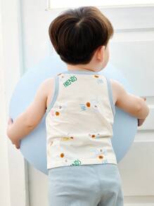 mini bala Boys' Breathable Tank Top, Soft And Sweat-Free Summer Base Layer - Gray Blue - View 3