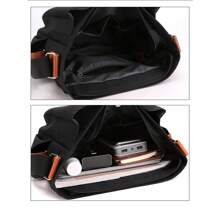 Bolsas escolares de la Fundación SCP Bolsos de nailon cruzados para mujer Bolsos de hombro de estilo anime de Oxford para niñas Mochilas pequeñas para el día Bolsas de cartón SCP Mochila escolar para hombres - Beis - Ver 10