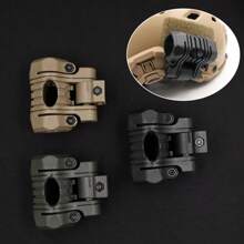 25mm 5-Gear Clip, Fish Bone Clamp, Rail Helmet Torch Holder, Fish Bone Flashlight Clip