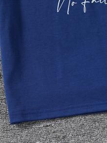 Tween Boys Graphic Print Crew Neck Short Sleeve T-Shirt And Shorts Set