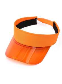 Casquette de baseball à bord transparent, chapeau léger de protection solaire casual, visière mode et polyvalente coupe-vent, convient pour le printemps et l'été