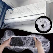 Housse anti-poussière transparente jetable, housse de protection anti-poussière intégrale, convient pour suspendre les climatiseurs, les ventilateurs électriques, les fours et autres petits appareils électroménagers