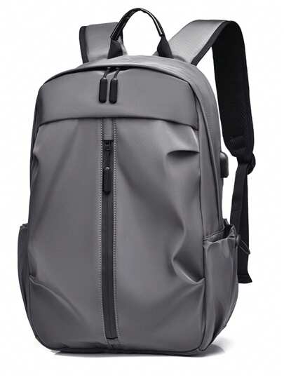 男女通用休闲背包，适合大学/高中/工作，简约设计 2025 新款户外旅行背包