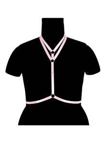 Body Harness For Women Bra Goth Plus Size Punk Chest Strap Belt Festival Rave Lingerie - Multicolor - View 6