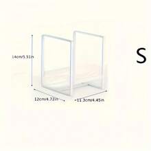 1 件简约铁丝垂直碗碟干燥架，厨房盘子收纳架 - 彩色 - 查看 6