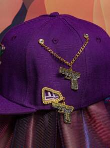 Golf Hat Clips, Creative And Fashionable Multiple Hat Clips, Minimalist Metal Pins, Fun Decorative Pins, Golf Hat Badges, Baseball Cap Decorations, Gifts For Friends. - Multicolor - View 3