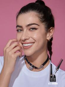 MISSLYN-Dip 眼线笔 1支装，液体眼线笔，持久眼线笔，顺滑眼线凝胶，防水防汗眼线凝胶，哑光眼线凝胶，防晕染眼线笔，滋养眼线笔，高显色度眼线笔，彩色液体眼线笔，Y2K 眼影，角色扮演，情人节，冬季 - #22 - 查看 4