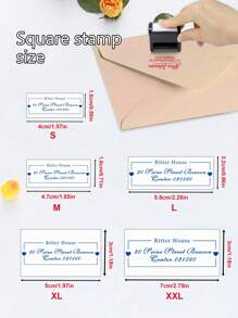 1/2Pcs Custom Text/Logo Address Stamp, Personalized Stamps Self Inking, Customized Any Logo Rubber Stamps, Customizable Business Stamp,Multi-Functional,Ornamental,Reusable,Modern,Colorful,Cute,Vintage,Cartoon,Workers,Clients,Students,Children,For Business/Work/Office,For School