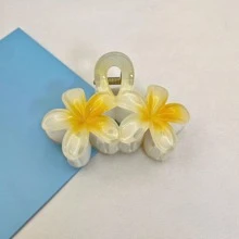 Double-Paired Flossom Clip Candy Gradient Color Flower Hairpin Female Hair Accessories Headdress